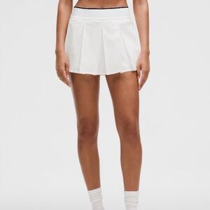 LULULEMON BOX-PLEAT HIGH-RISE TENNIS SKIRT
